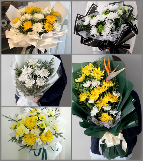 广东揭阳市揭东区云路镇梅坛村白事花束代送
